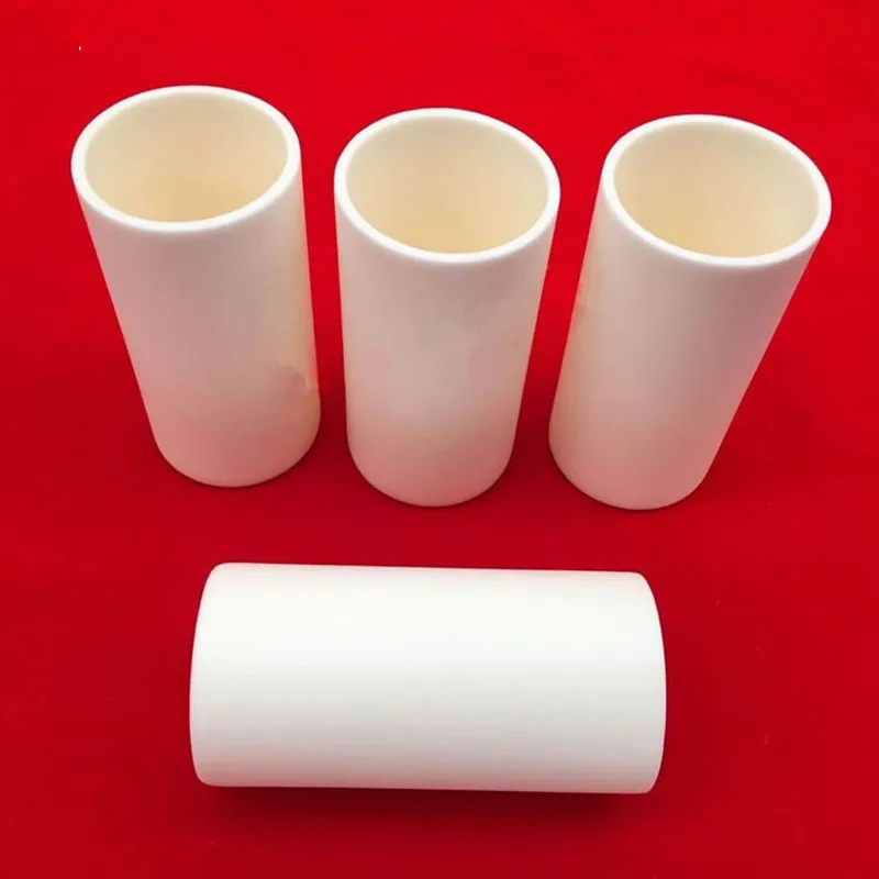 Alumina Cylindrical Crucible 220ml 250ml Al2O3 Ceramic Crucible