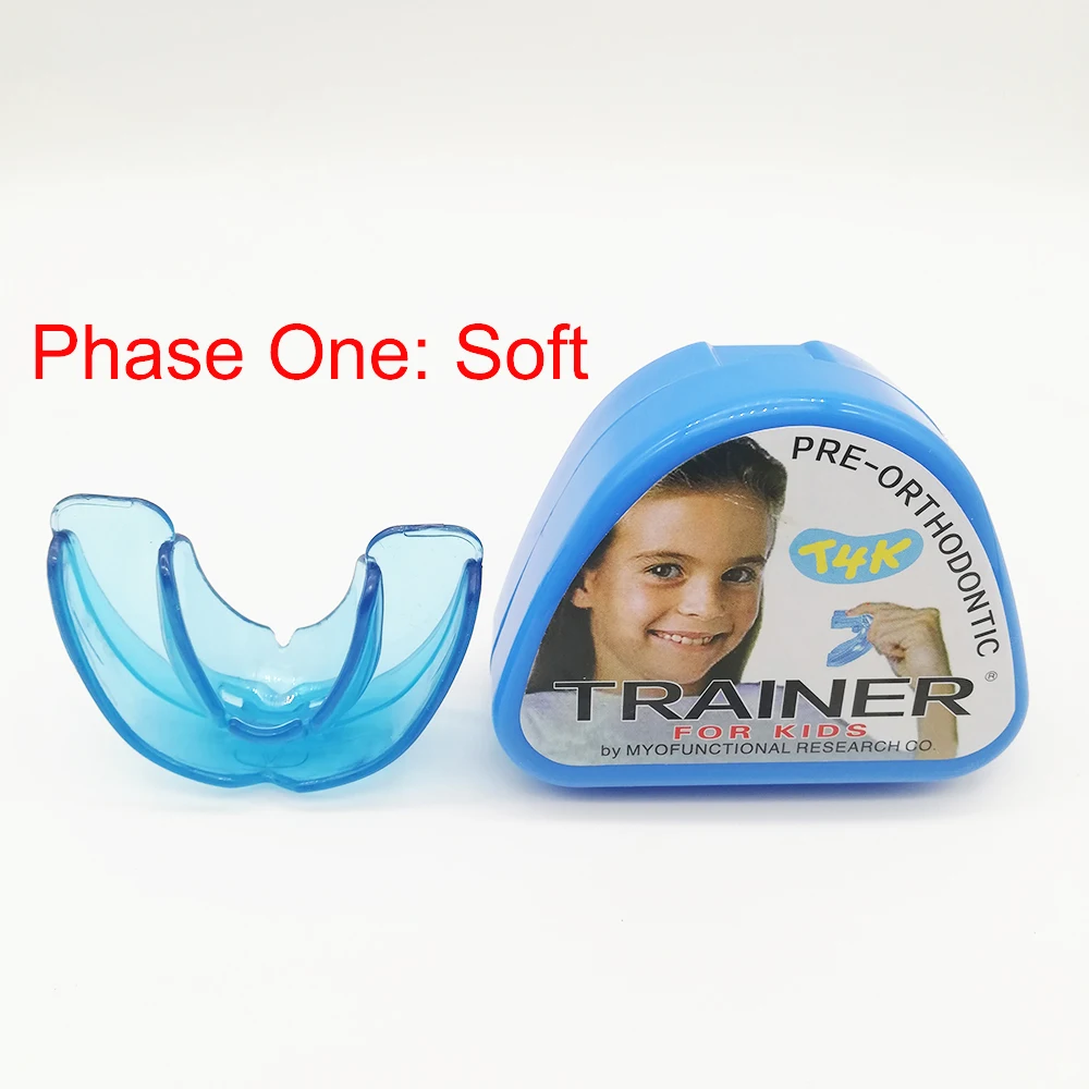 T4K Teeth Trainer for Kids Children Teeth Orthodontic Appliance Dental Alignment Braces Mouthpieces Phase Soft and Hard