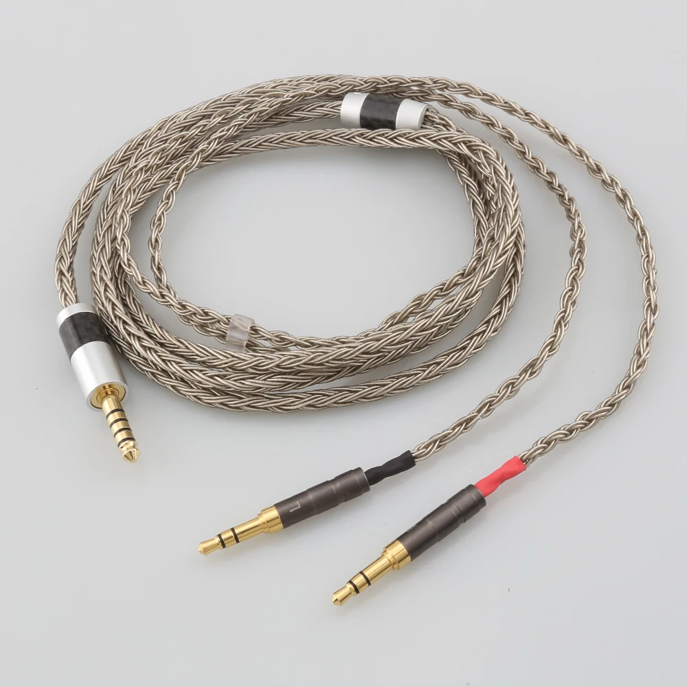 Wysokiej jakości 4 pin Xlr 4.4 2.5mm16 rdzenie słuchawki kabel do słuchawek dla 3.5 Hifiman Ananda sundara HE1000se HE6se he400 Z7M2