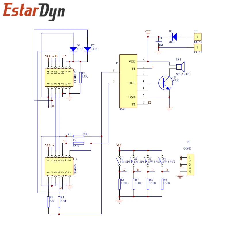 16 głośnik Box-16 pokładzie 16-tonowy moduł elektroniczny DIY zestaw części elementów do lutowania ćwiczeń zestawy do nauki dla Arduino