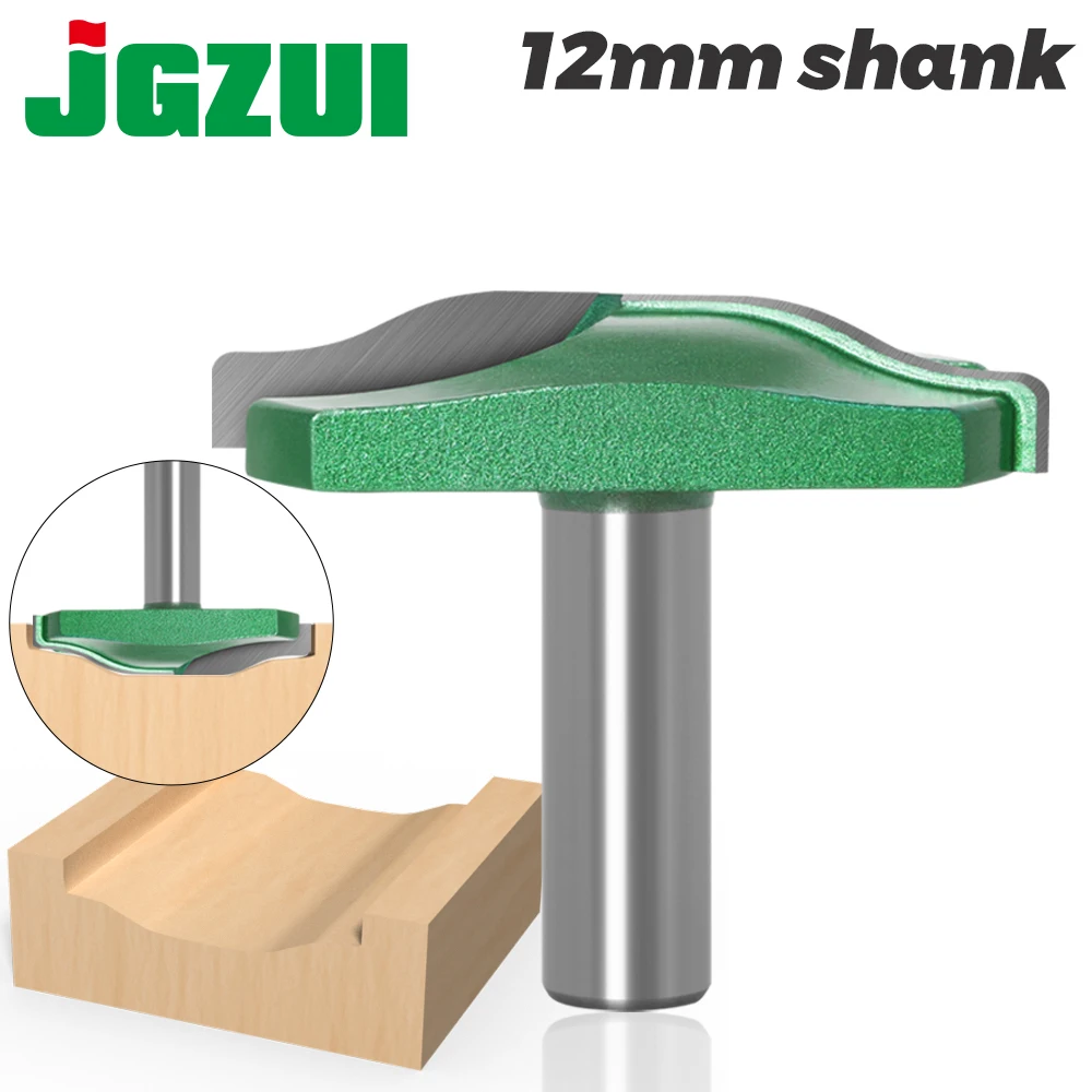 1PC 12mm Shank Raised Panel Router Bit with Backcutter Cove Raised Panel Ogee Door Ogee Raised Panel Router Bit