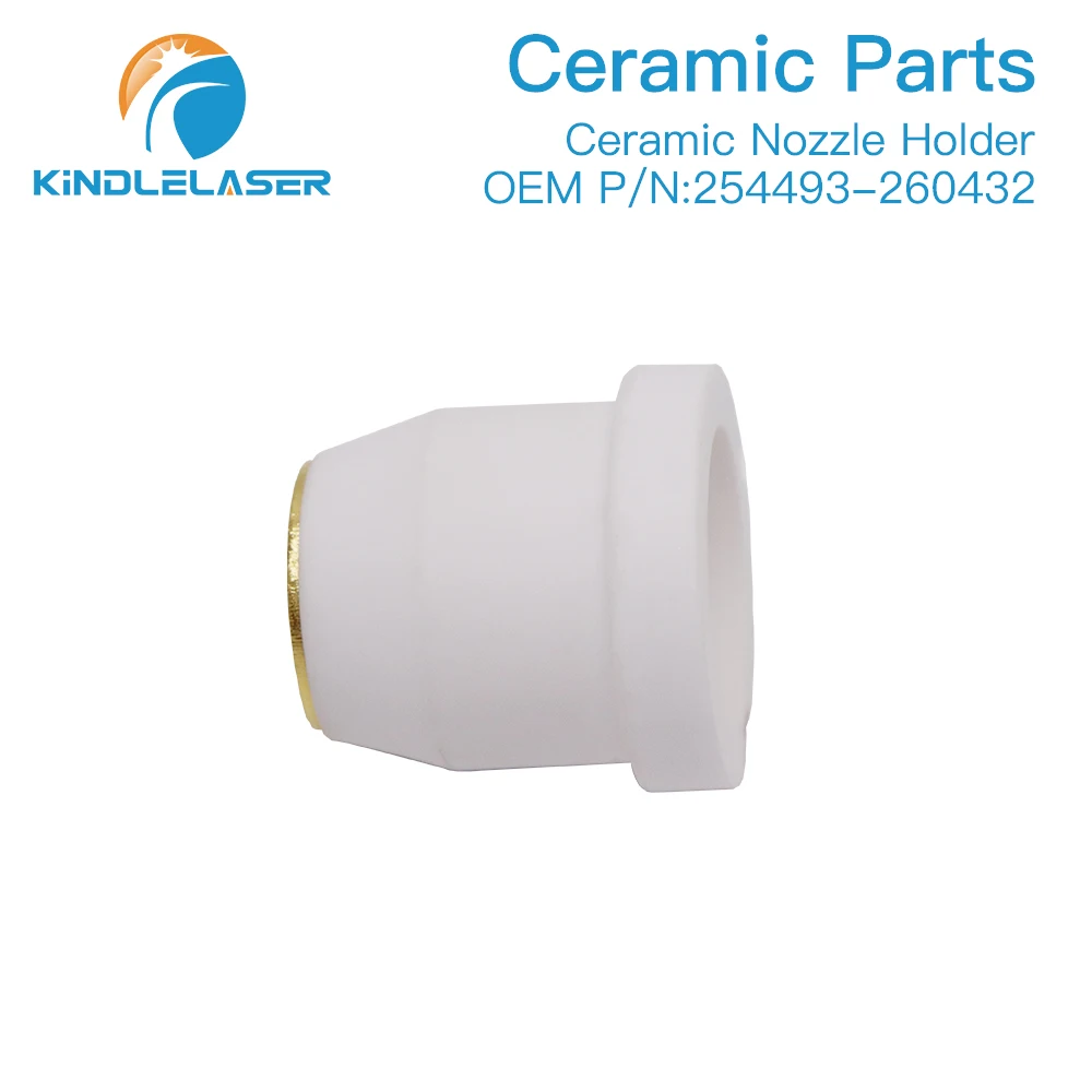 KINDLELASER supporto per ugello in ceramica Laser OEM PIN 254493 / 0260432 per testa di taglio Laser in fibra spedizione gratuita