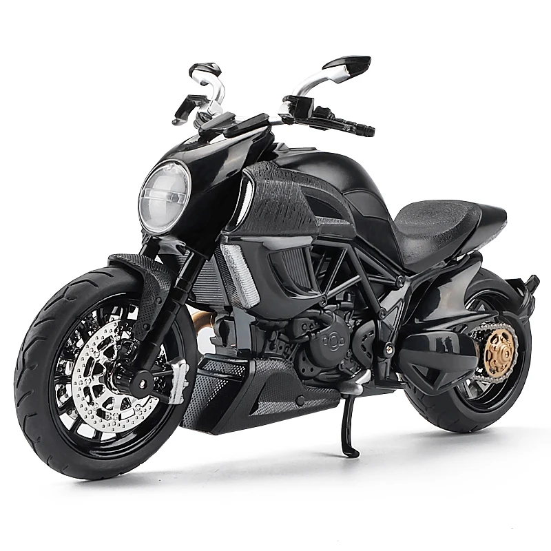 1:12 Ducati Diavel Carbon Red Die Cast Vehicles Collectible Hobbies Motorcycle Model Toys Birthday gift for children