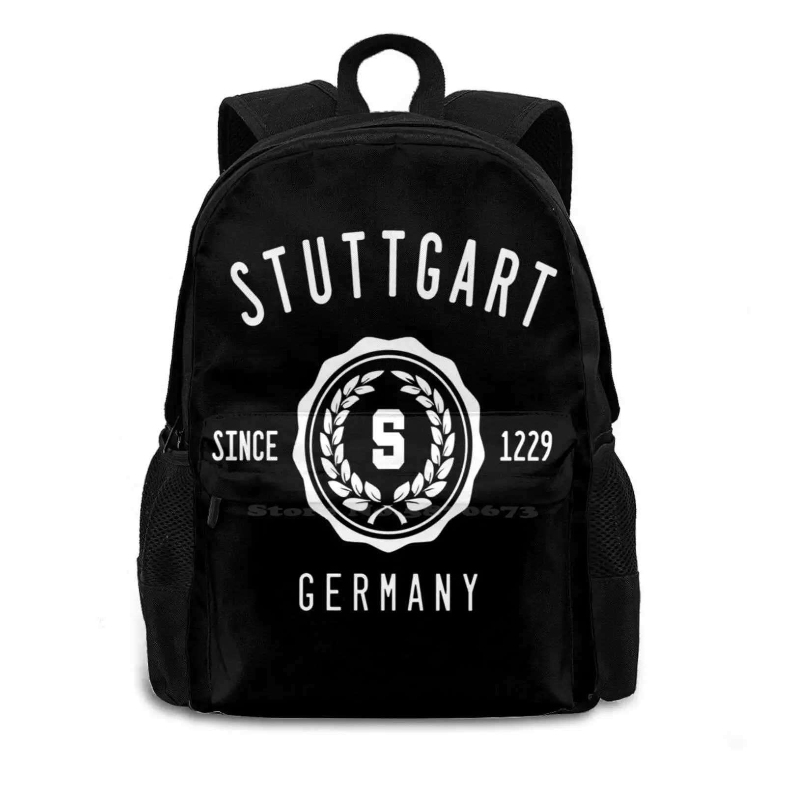 Stuggi College University Sport Large Capacity School Backpack Laptop Bags Stuggi University College Württemberg Swabia Sports