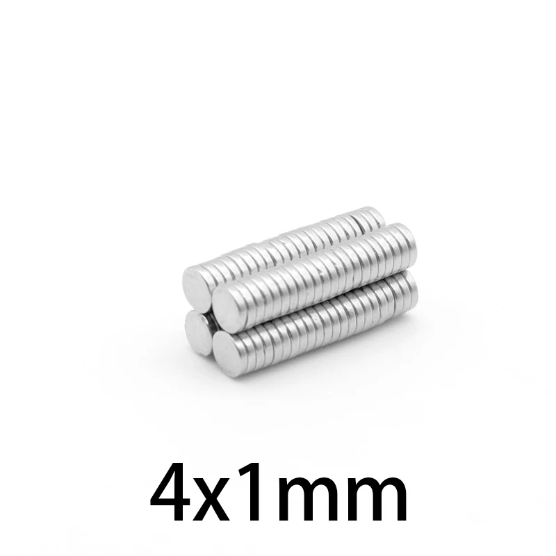 4x1mm Strong Magnets Dia 4mmx1mm N50 Rare Earth strong Neodymium 4*1mmMagnet wholesale