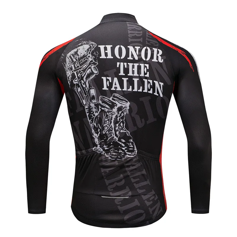 Weimostar Autumn Cycling Jersey Men Long Sleeve USA Team Sports Bicycle Cycling Clothing Spring MTB Bike Jersey Top Cycle Shirt