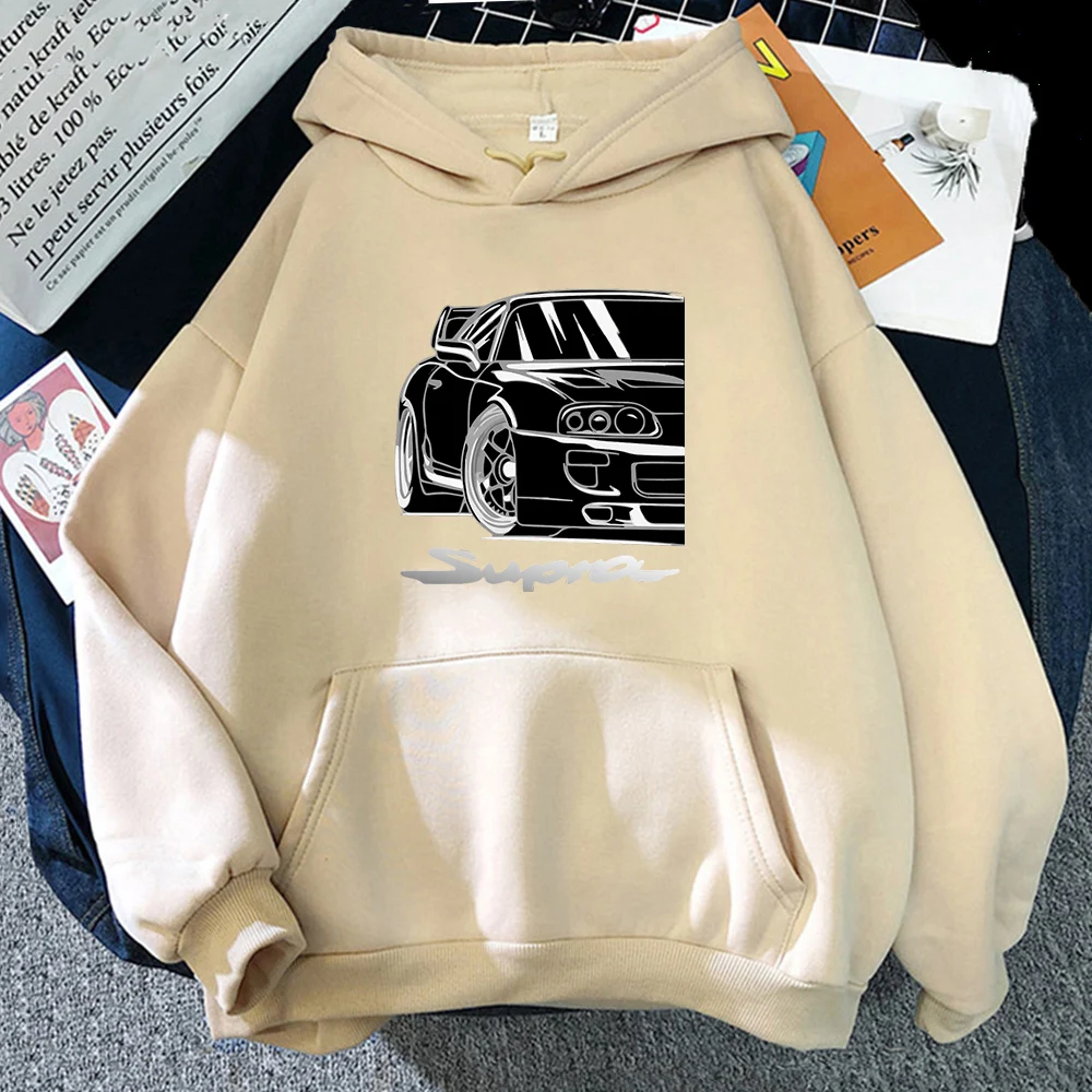 Anime Drift Hoodie Japanese Anime AE86 Hoodies Sweatshirt Print Trend Men Clothes Hip-Hop Male Crewneck Streetwear Men