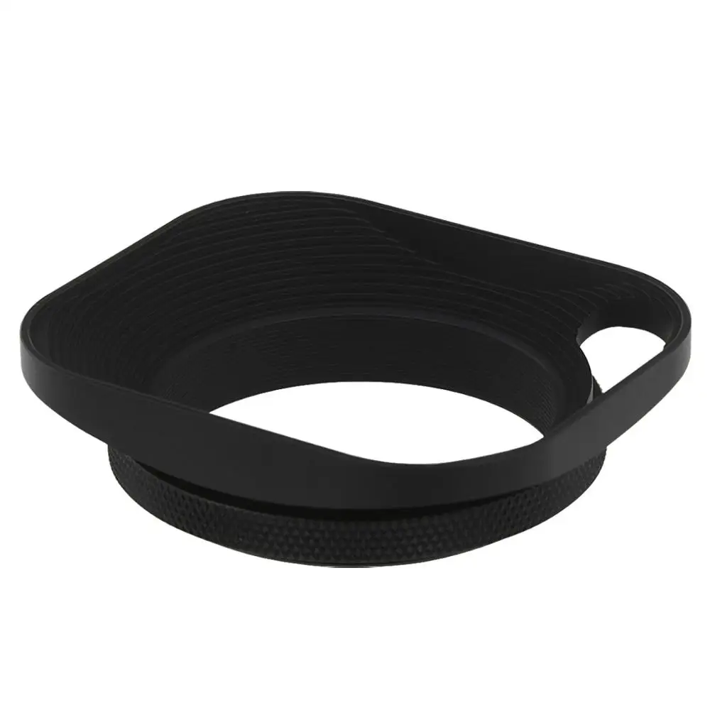 Haoge hg-49 millimetri di Metallo Quadrato di Screw-in di LensHood con Hollow Out Progettato + Cap sono appositamente progettati per il lente con 49 millimetri le dimensioni del filtro