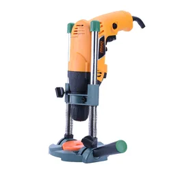 Multifunction  Drill Guide Pipe Drill Holder Stand Drilling Guide with Adjustable Angle and Removeable Handle DIY too