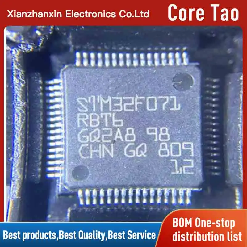 

1PCS/LOT STM32F071RBT6 32F071 071RBT6 LQFP64 32-bit microcontroller IC