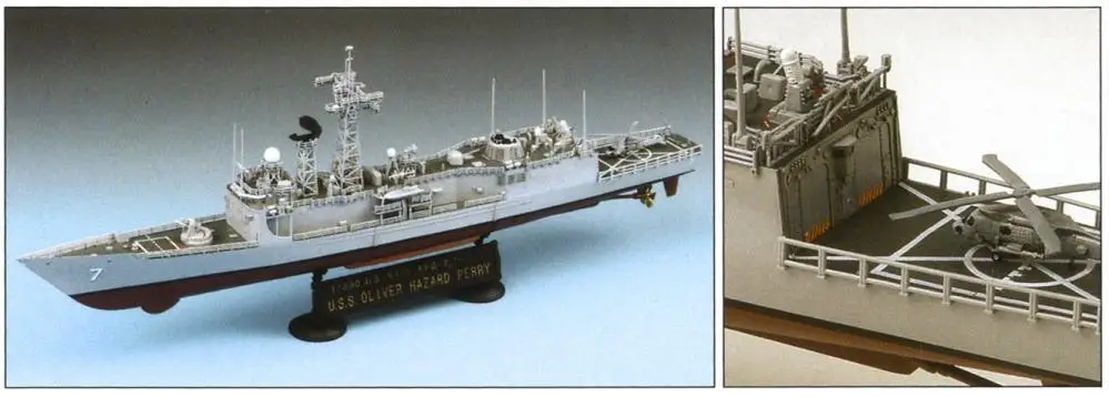 Academy AC14102 1/350 scale USS OLIVIER HAZARD PERRY FFG-7 model kit