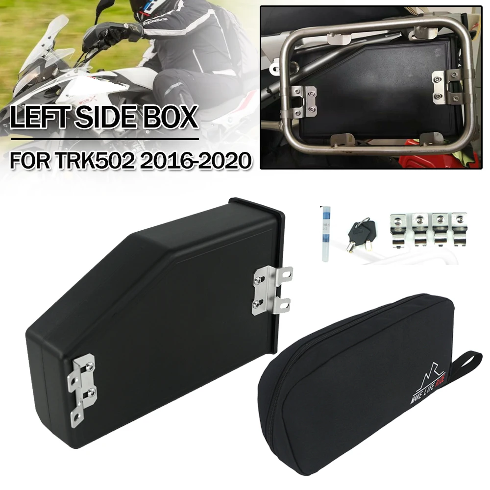 

Motorcycle Waterproof Toolbox For Benelli TRK502 TRK 502 X 2016-2020 TRK702 Decorative 5L Left Side Storage Box For Tiger 1050