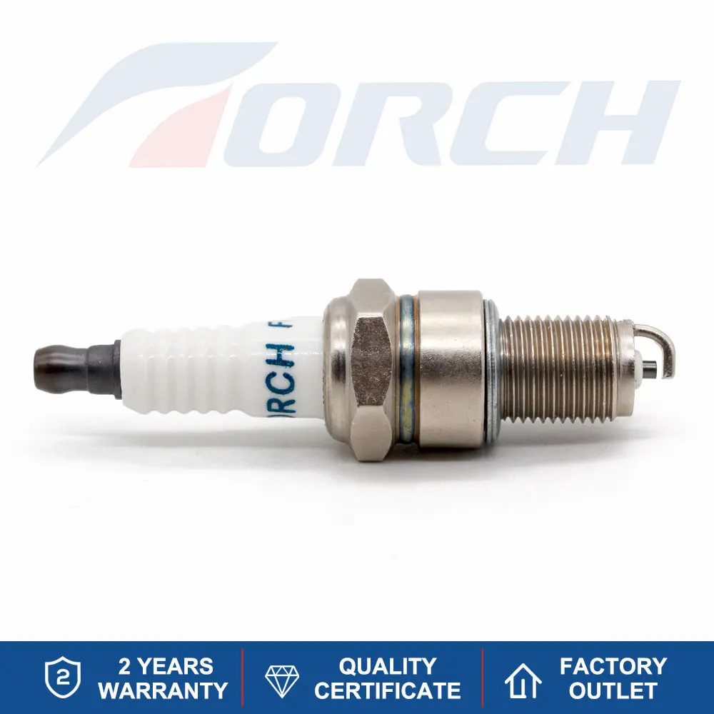 Spark Plug TORCH F6RTC Replace for BPR6ES(7822) for HONDA 3191WZ0M5600 KIA 1881108061 NISSAN 22401W9816 OPEL 90355136 90239568