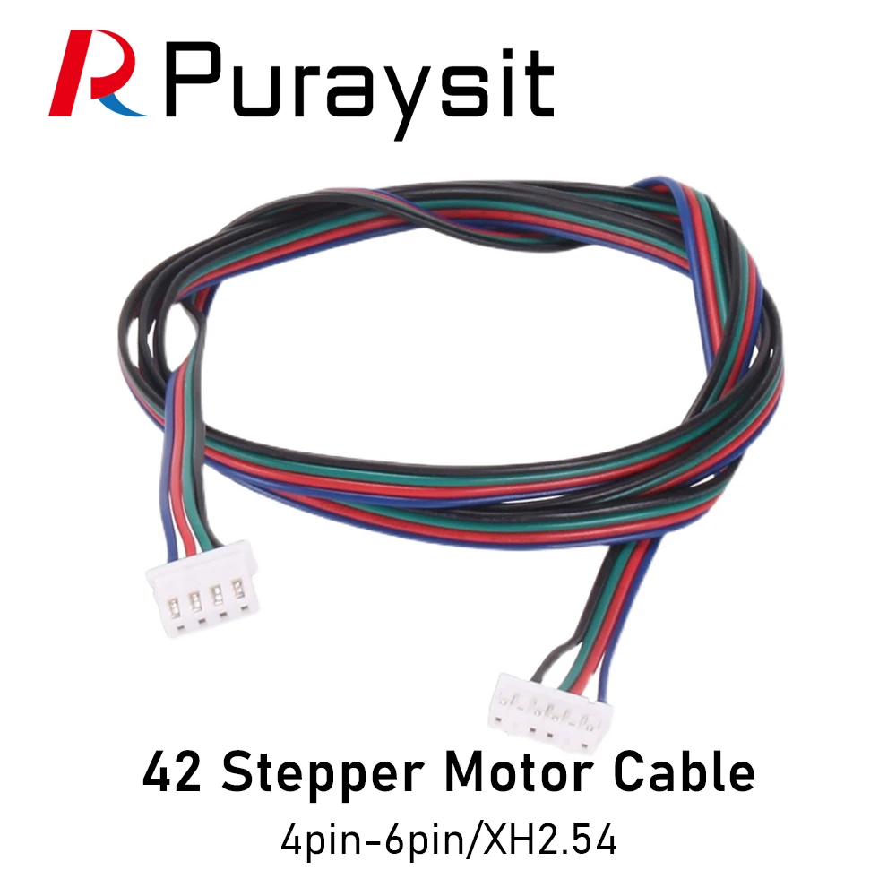 Puraysit XH2.54 Terminal Wire 42 Stepper Motor Cable Dupont head 3D printer accessories 4PIN-6PIN  100cm