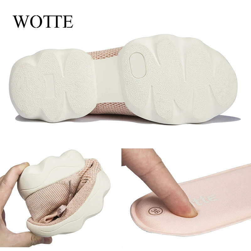 Breathable Women Casual Shoes Korean Platform Ladies Comfort Sneakers High Increasing Jazz Dancing Shoes Girls Outdoor Shoes