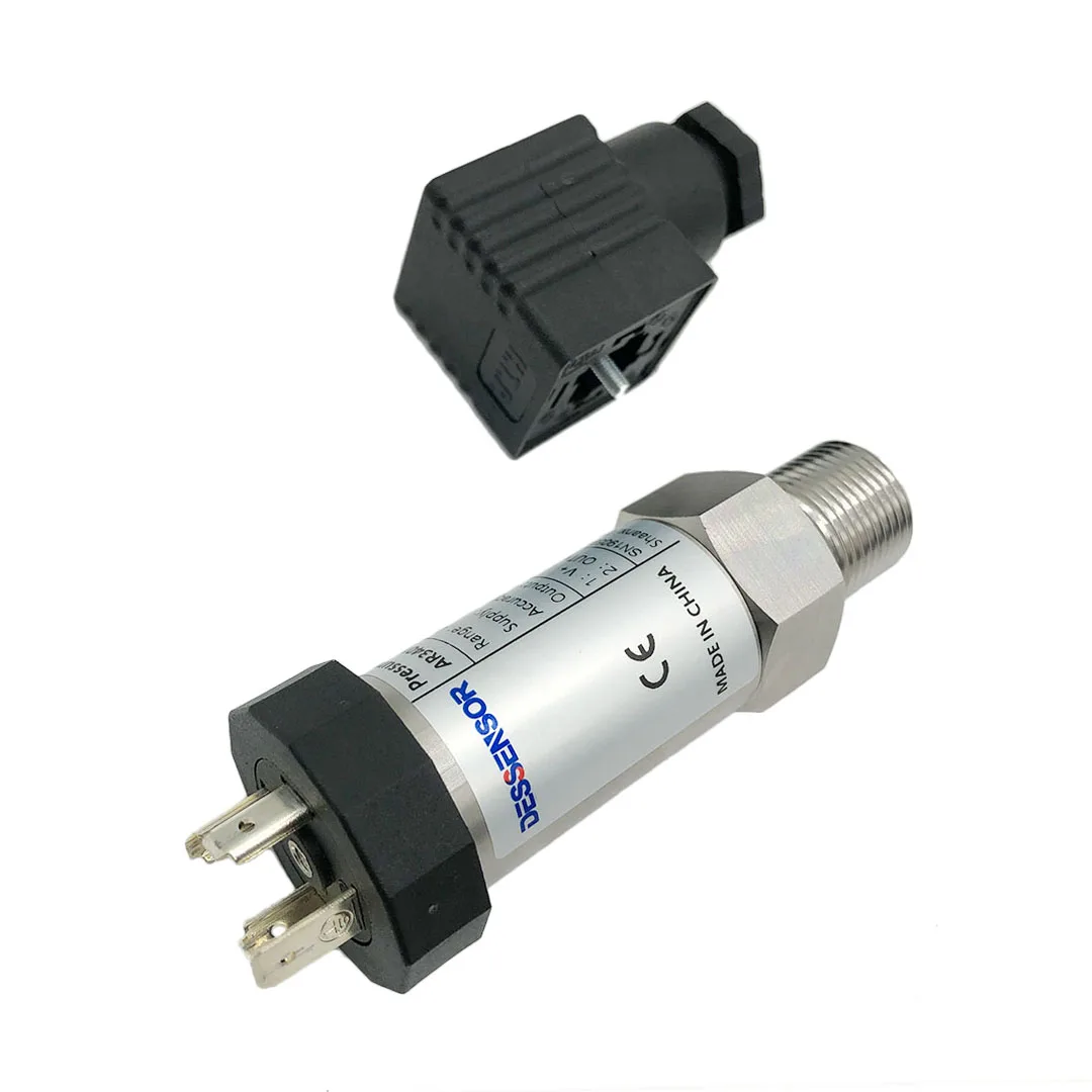 FANDESENSOR-Capteur de Pression Transducteur, Boîtier en Acier Inoxydable pour Eau, Gaz et Huile, 4-20ma