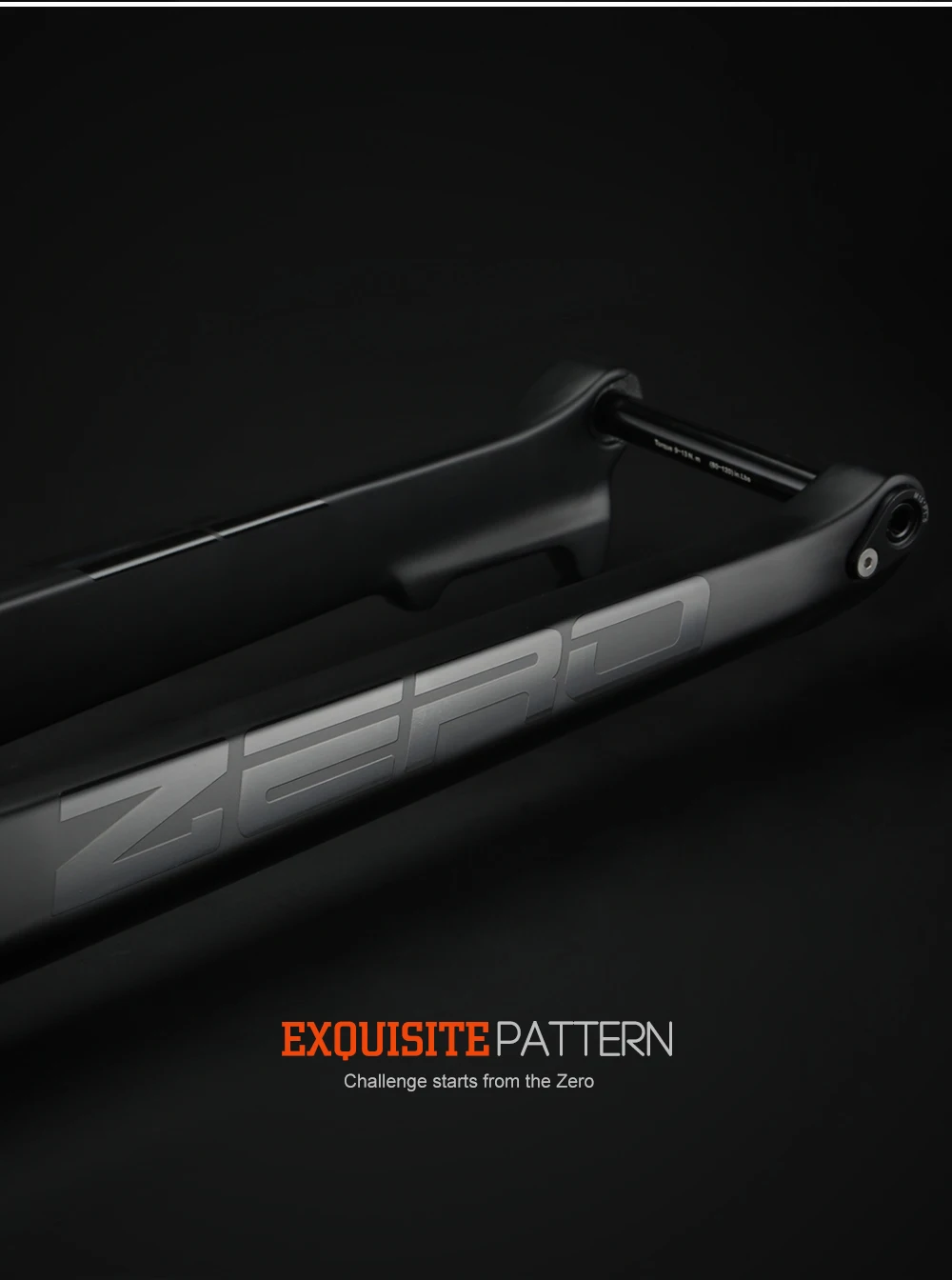 OG-EVKIN FK-007 29er 15x110mm Steckachse Schwarze Carbon-Mountainbike-Gabel 1-1/8-1-1/2' MTB-Gabeln Fahrradteile Fahrradzubehör – Detail 6