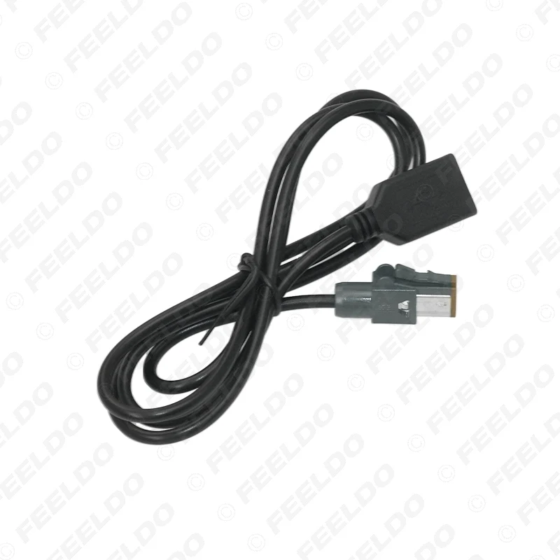 LEEWA Car Audio Female USB AUX-In Cable Adapter 4Pin Connector For Subaru Forester XV/Outback/Legacy #5662