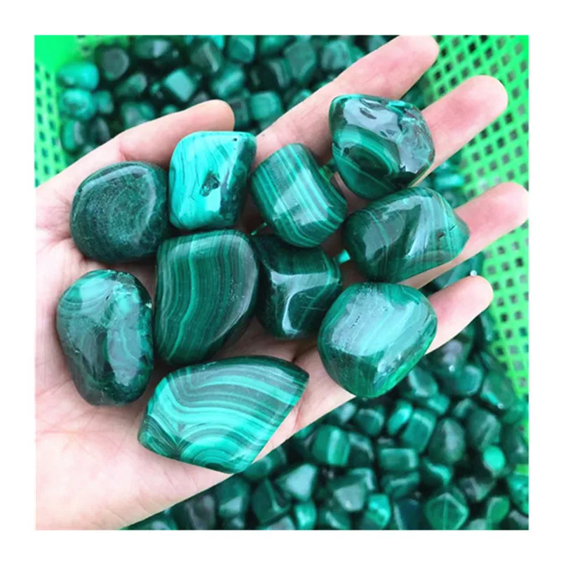 

Green Malachite Tumbled Stones Natural Quartz Crystals Gems For Healing Reiki