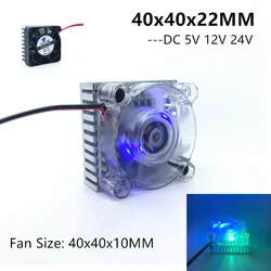 New DC 5V 12V 24V 0.1A  4010 4CM 40mm 40x40x10mm BGA LED Fan Graphics Card  Fan with Heat sink Cooler Cooling Fan 2pin