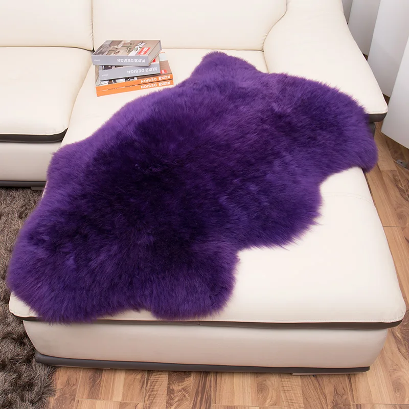 100% Real Sheepskin Wool Carpets for Living Room Bedroom Area Rugs Soft Shaggy Chair Cover Mats Luxury Thicken home decor Carpet