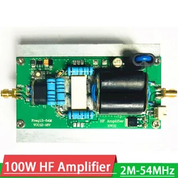 100W HF lineare onde corte RF amplificatore di potenza 2M-54MHz 30W 50W per YAESU FT-817 KX3 CW AM FM HAM radio trasmissione ad onde corte