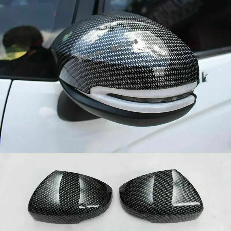 

UNIQUE 4D GLOSS CARBON FIBER SIDE MIRROR SHELL SET FOR 2014 2015 2016 2017 HONDA JAZZ GK