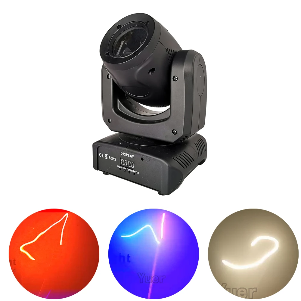 LED Mini Sky Stars Moving Head Animation Laser Beam Strobe 3IN1 Moving Heads DMX512 Control Rotation Led Disco DJ Party Light