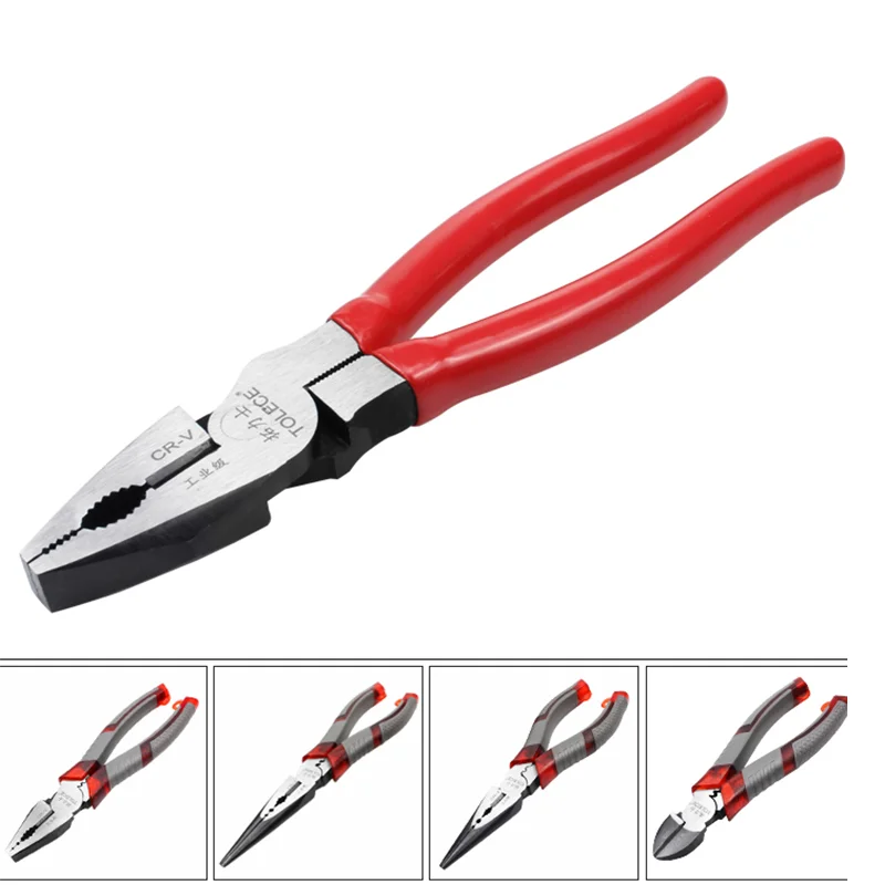 

Professional Tools Wire Pliers Set Stripper Crimper Cutter Needle Nose Nipper Wire Stripping Crimping Multifunction Hand Tools