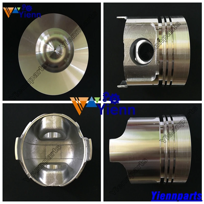 3TN82 3TN82L Piston Kit With Ring 129402-22080 For Yanmar YSR3000 YSR3010 CA25 CA28 CA32 Tractor Engine Parts