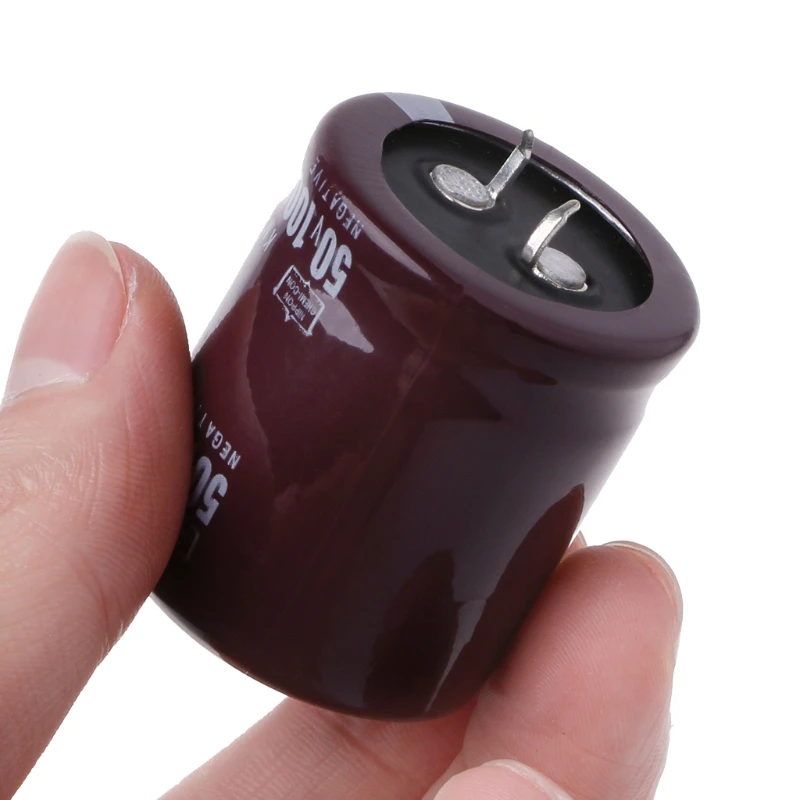 10000uF 50V 105°C Power Electrolytic Capacitor Snap Fit Snap In