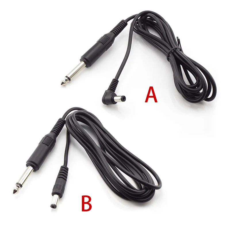 6.5mm to DC power Cord Soft Power Cable audio 6.5mm Connection DC For Tattoo Machine Microphone guitar accessories