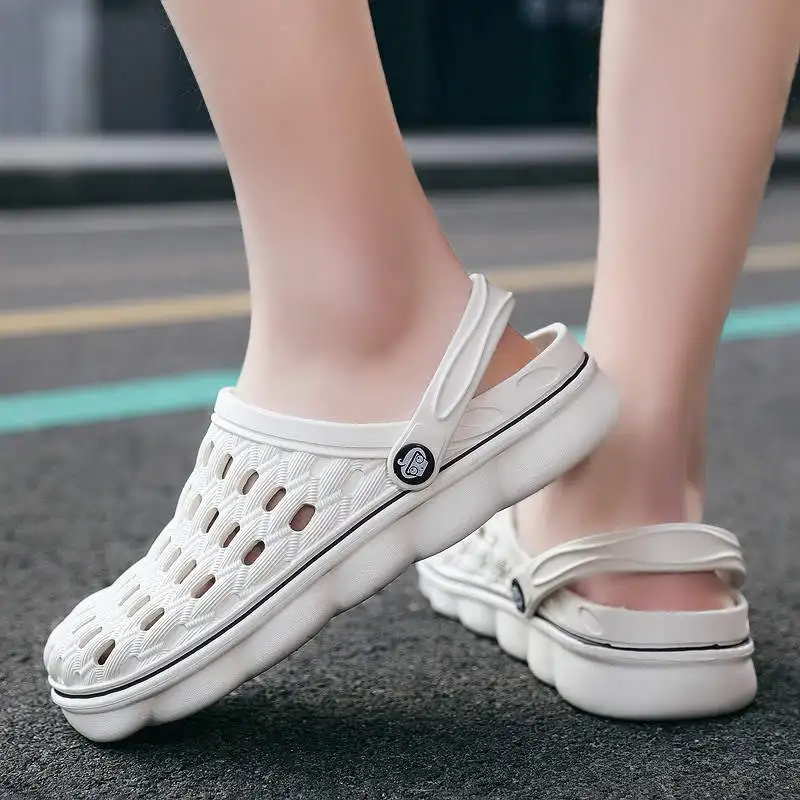 Męskie klapki japonki męskie na męskie damskie gumowe kapcie sandały na płaskim obcasie kobieta kobiety Shoesummer tenis Croks biegacze