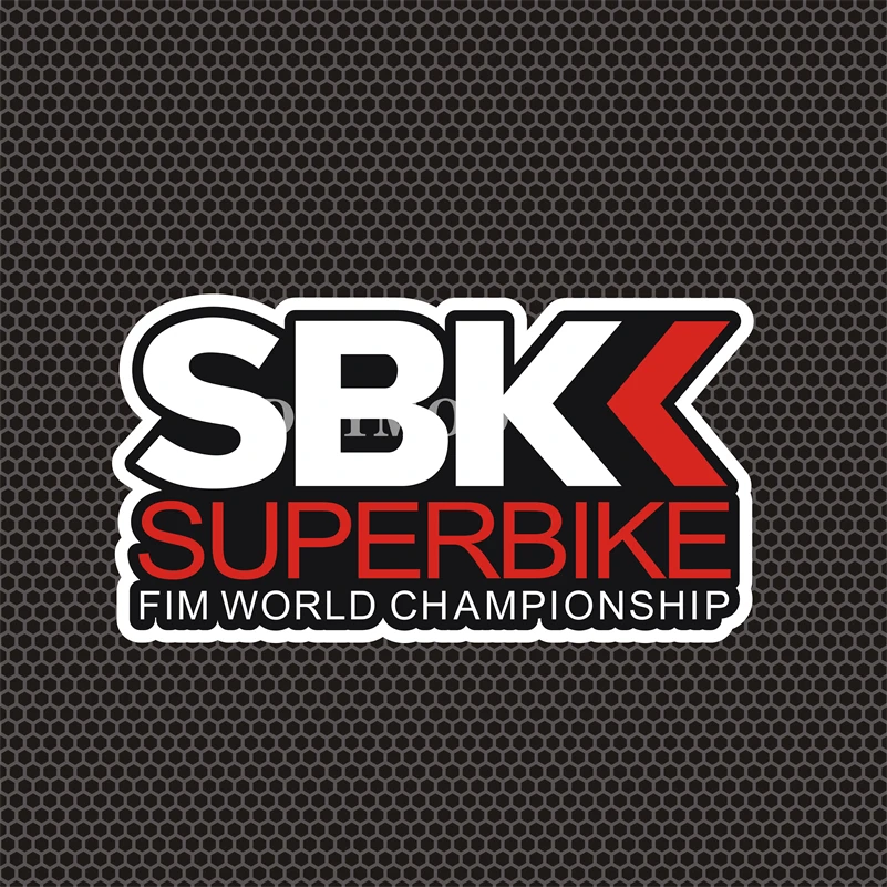 Warning Graphics Motor Auto Stickers for SBK Type FIM WORLD Racing Car Styling Vinyl Decals