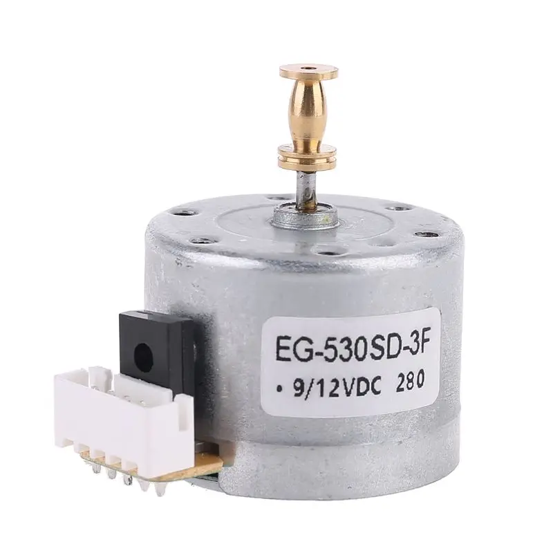 DC 9-12V 3-Speed 33/45/78 RPM Metal Turntables Motor 25 mm Mounting Holes Compatible with Turntable Record Player Motor 24BB