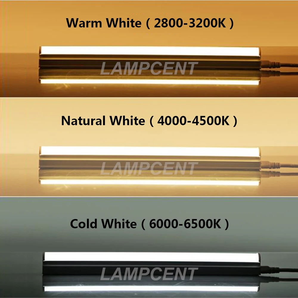 1-15 PCS/PACK 48W 4FT Flush Mount LED SHOP LIGHT 5000K Daylight Commercial Utility Ceiling Light Fixture With (2) LED T8 Tube