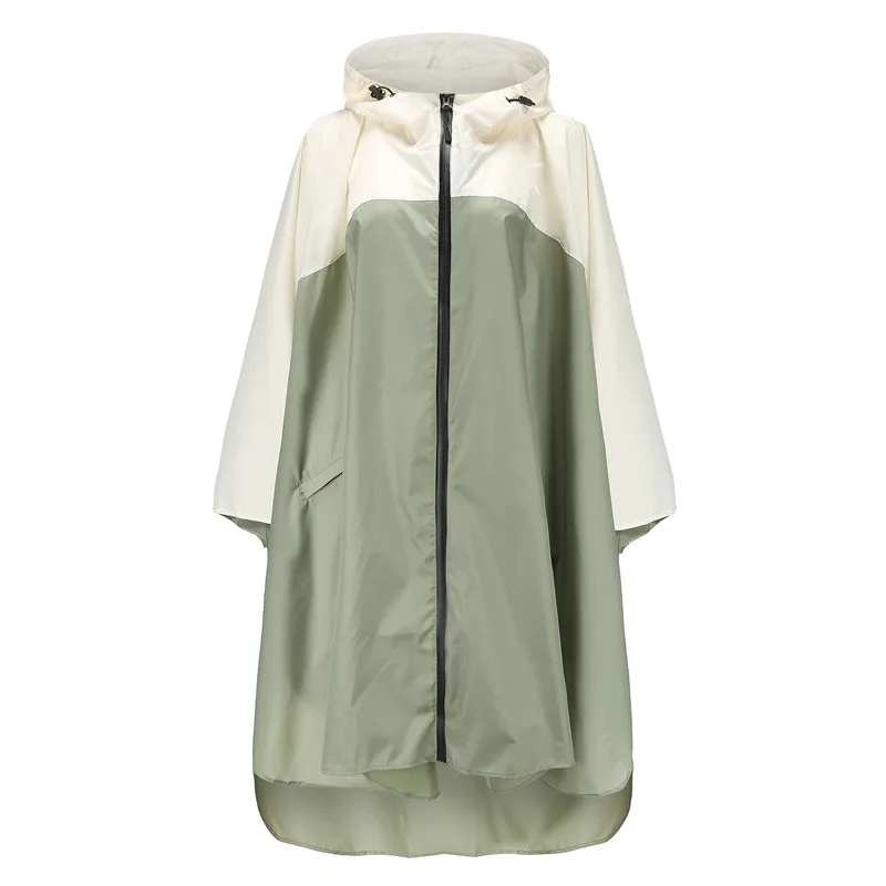 Unisex Rain Poncho Hooded Waterproof Raincoat for Adults Women