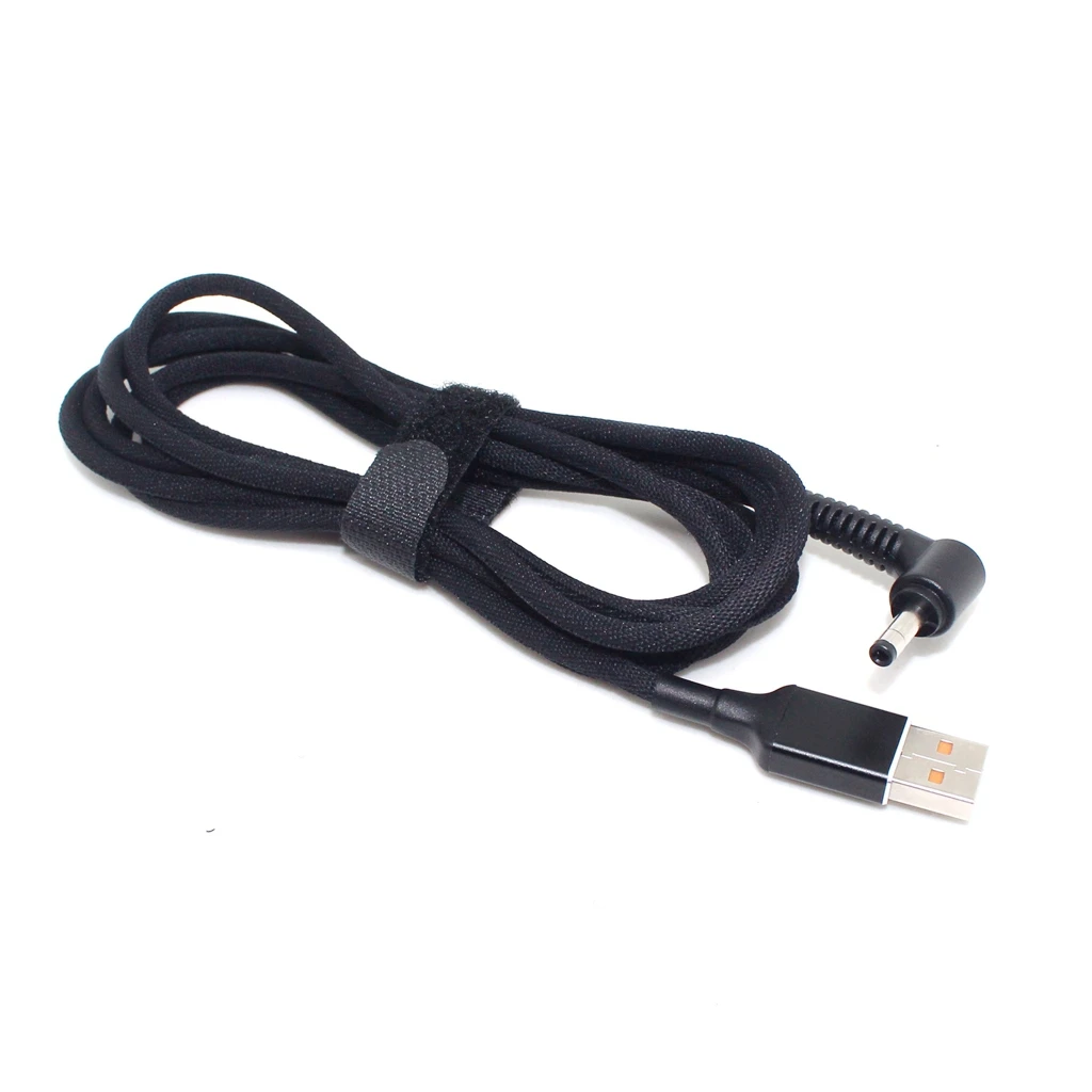 65 واط USB ذكر رئيس إلى تيار مستمر 4.0x1.7 مللي متر امدادات الطاقة محول الحبل 1.8 متر لينوفو 100-15 B50-10 اليوغا 710 510-14ISK 20 فولت 2.25A 3.25A