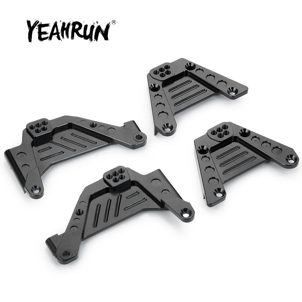 YEAHRUN Metal Front Rear Suspension Bracket Shock Absorber Holder Damper Mounts For Axial SCX10 III AXI03007 1/10 RC Crawler Car