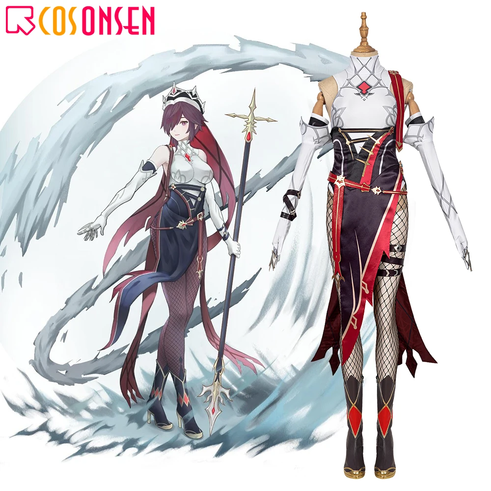 

Genshin Impact Rosaria Cosplay Costume Fancy Outfit Adult Halloween Full Set COSPLAYONSEN