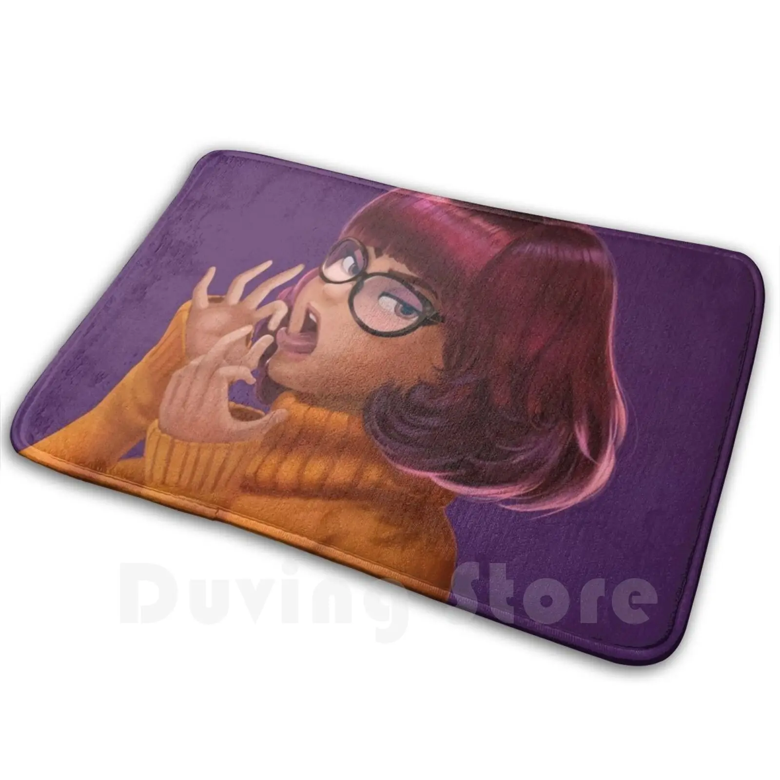 Shadbase Girls Carpet Mat Rug Cushion Soft Non-Slip Shadbase Shadman Ve Day Obx Outer Banks Cartoon Badass Vulture