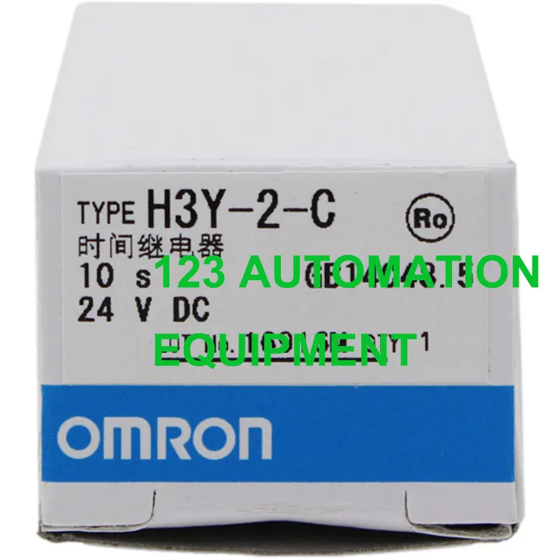 Authentic New Omron H3Y-2-C DC24V Time Relay 1/5/10/30/60sec 3min   24VDC