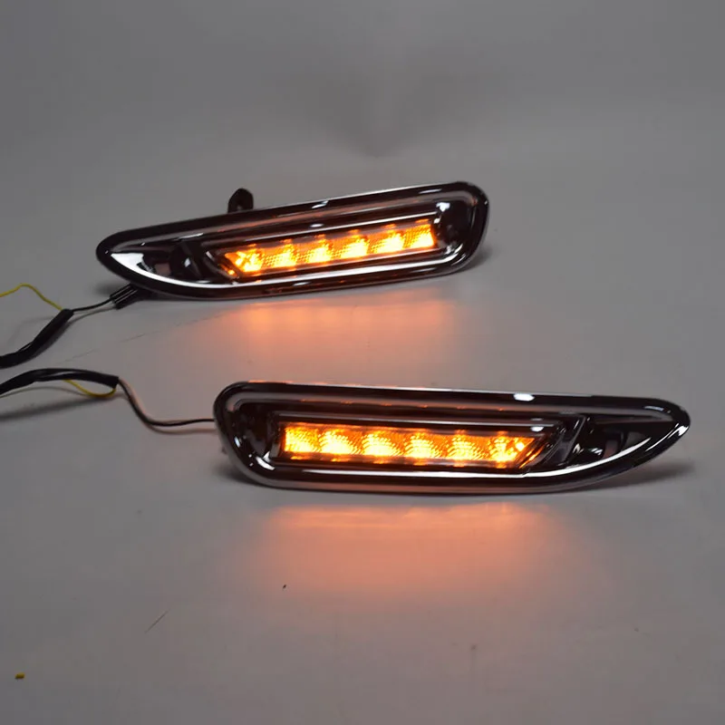 Car 2pcs for Mazda 6 Mazda6 2008 2009 2010 LED DRL Daytime Running Light Daylight headlight fog lamp cover car-Styling