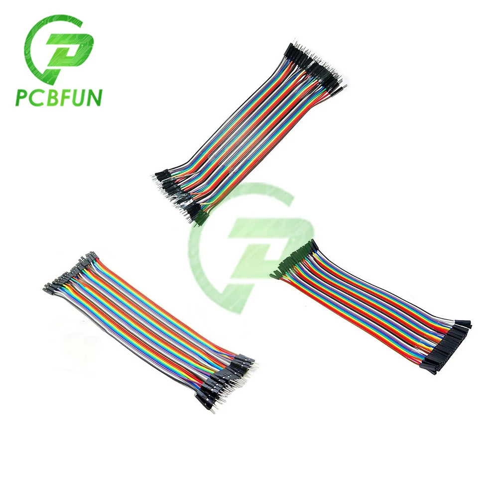 15CM 20CM 40 Pin Dupont Jumper Line Wire Male to Male Female to Male Female to Female Jumper Wire Eclectic Cable Cord DIY