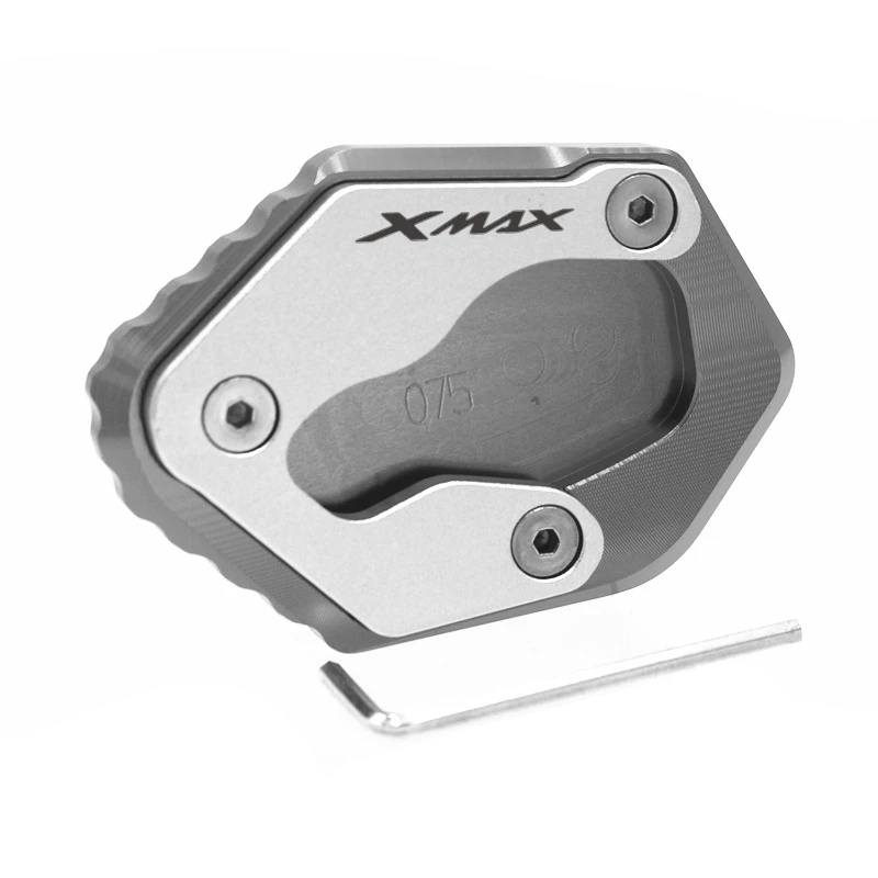 Soporte lateral para motocicleta Yamaha XMAX300 XMAX 250, 2017, 2018, 2019, 2020-2023, accesorio de placa ampliadora