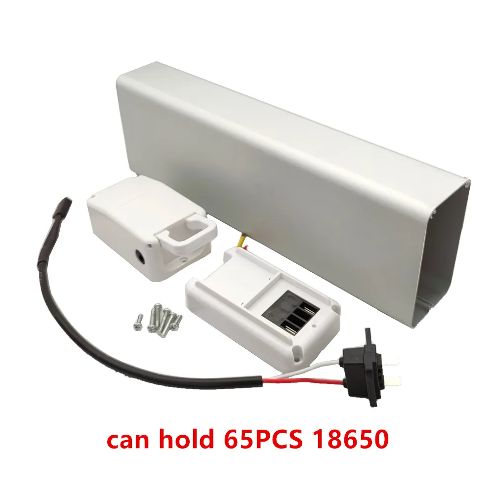 

Bike Battery Case 18650 Stroage Box Long Aluminum For Electric Ebike 24V 36V 48V 60V Down Tube