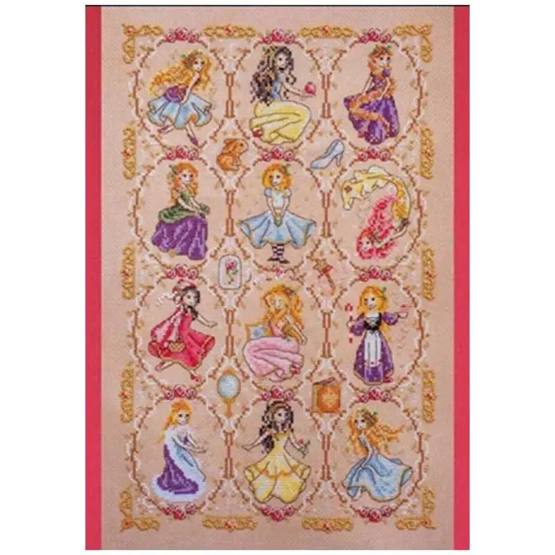 

Fairy Princess Cartoon Patterns Counted Cross Stitch 11CT 14CT DIY Handmade Cross Stitch Kits Embroidery Needlework Sets Crafts
