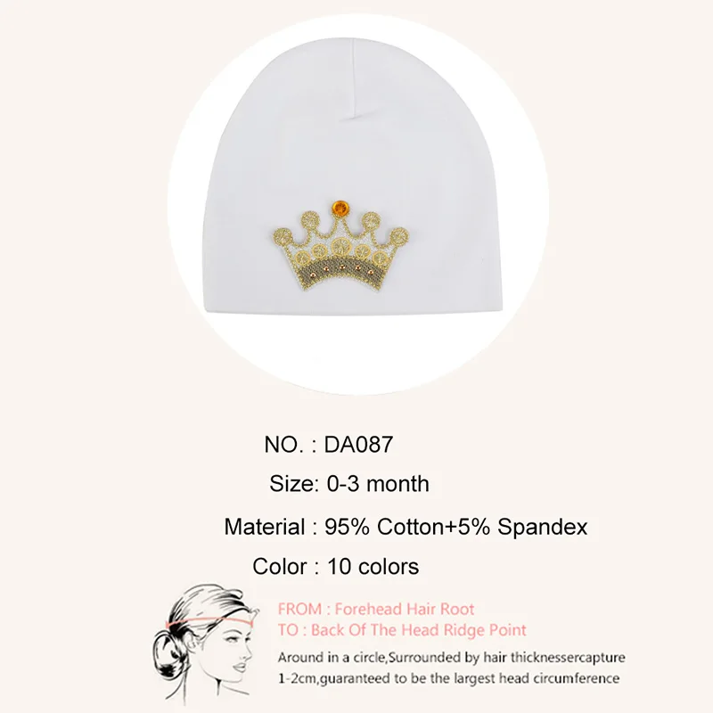 Newborn Fashion Winter Casual Solid Color Beanies Cotton Knitted Hat For Girls Kid Boys Cap Crown Love Beanie