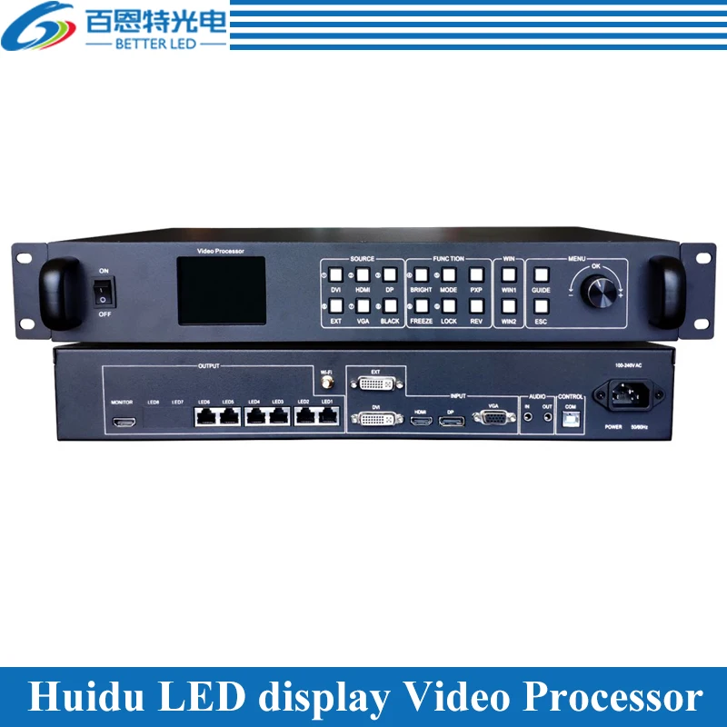 

Huidu HD-VP620 HD-VP820 LED display Video processor + Sending card 2 in 1 video processor