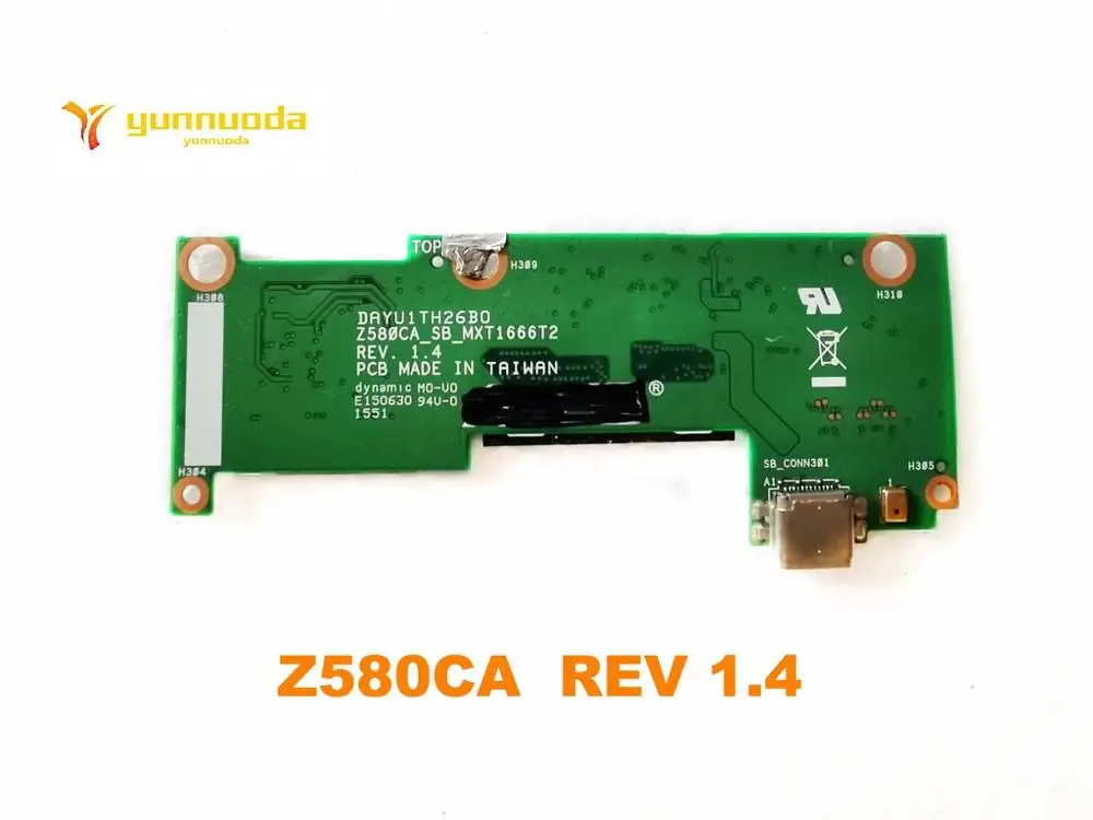 Original for P01MA Z580CA USB charger PORT BOARD 32YU1CB0030 Z580CA_SB_MXT1666T2 DAYU1TH26B0 test well free shipping